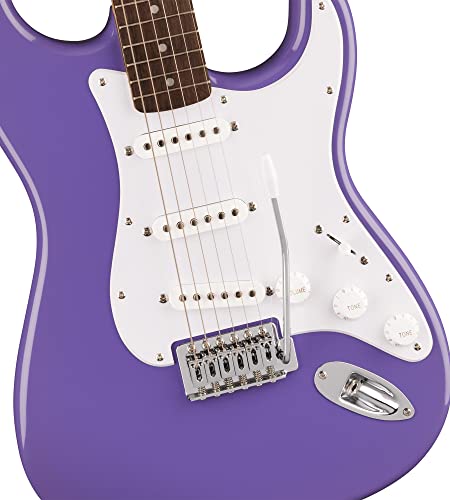 Image of Fender Squier Sonic Stratocaster - Ultraviolet Bundle with Tuner, Strap, Picks, and Austin Bazaar Instructional DVD