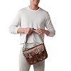 Fossil Leather or Fabric Courier Messenger Bag for Men