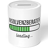 JUNIWORDS Spardose Sparbüchse, Insolvenzberater Loading (6201202)