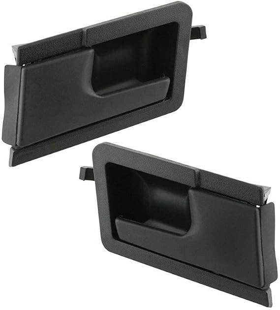 Truvix Auto Exterior Door Handle for VW for Transporter for Caravelle T4 for Eurovan Black/Grey Interior Inside Inner Door Handle Front Left+Right(Right 4)