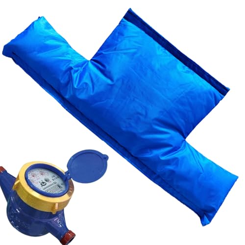 Wasserzählerabdeckung – Schutztasche für Außenzähler | Doppelseitiger wasserdichter Stoffaufbau, frostsichere Isolierung mit Wärmespeicherung für Sprinkler, Pumpe, Ventil