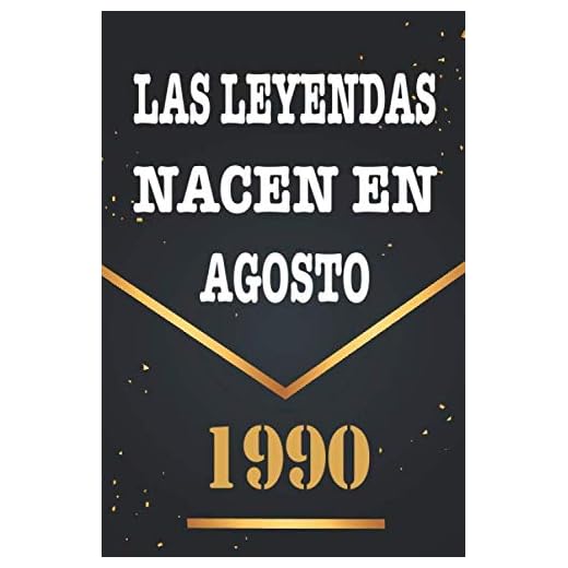Las Leyendas Nacen En Agosto De 1990: Libro de visitas de 30 años, cuaderno, 120 páginas de felicitaciones, idea de regalo, regalo de 30 aniversario para pareja, niño, mujer, hombre
