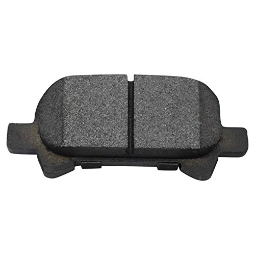 Image of TRQ Performance Rear Brake Pad and Rotor Set Semi Metallic Slotted Drilled Calipers Compatible with 2006-2007 Toyota Avalon 2006-2008 Solara
