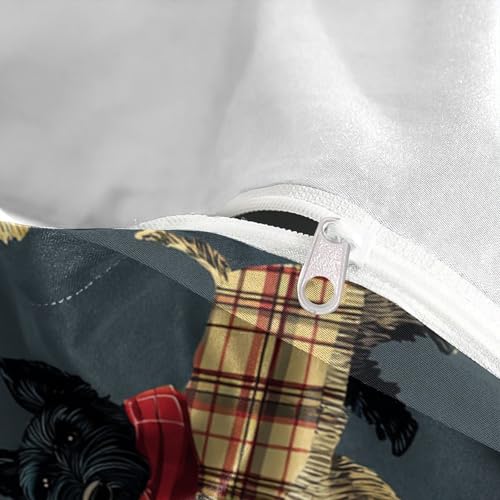 Linge de lit Scotch terrier 3 pièces respirant avec fermeture éclair - 8