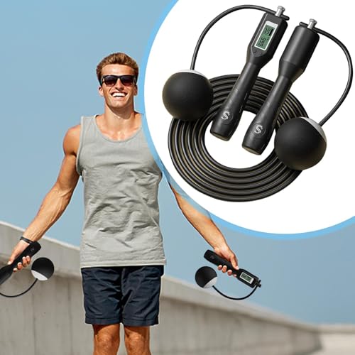 Cuerda de saltar de ejercicio ajustable para el entrenamiento cardiovascular en casa 7