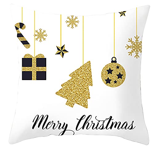 Housses de coussin de Noël CLSDRZC lot de 4 pour canapé - 5