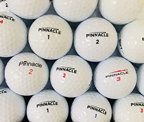 Balles de golf Pinnacle grade AAA lot de 50 lakeballs assorties pour entraînement