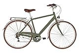 6v shimano ty21 Alpina Bike Roxy, Bicicletta Trekking 6v Uomo, Verde Canna, 28 telaio:500mm