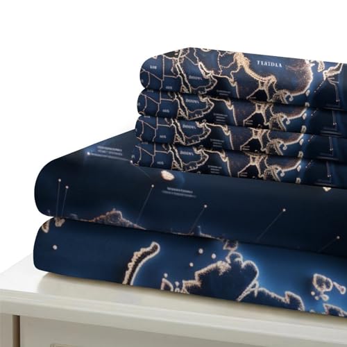 Parure de lit 3D imprimé microfibre douce housse couette 200x200 fermeture eclair - 6