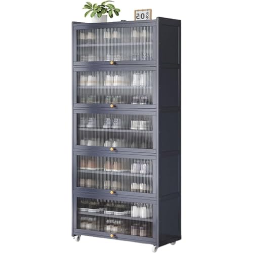 �V���[�Y�{�b�N�X ���ʔ� �L���X�^�[�t�� �V���[�Y���b�N ��e�� �V�R�|�� ���֎��[ �X���� ��e�� �R���p�N�g ���^ �ȃX�y�[�X �C ���[ �V���[�Y�L���r�l�b�g �V���[�Y���b�N(Gray,11�w-70cm)