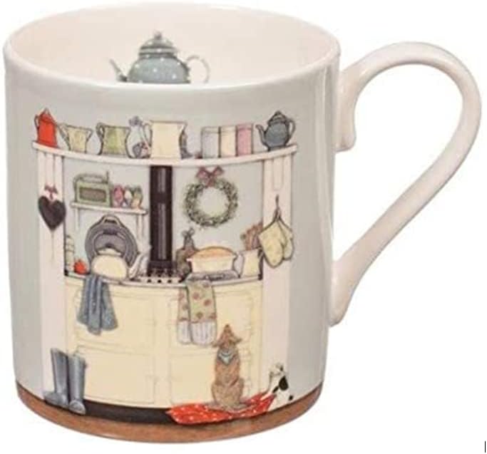 Sally Swannell for Wrendale Designs Set of Six 0.3 Litre Mugs, Assorted - Image 3