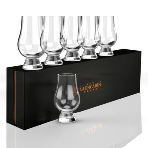 Glencairn - Cofanetto ufficiale di 6 bicchieri da whisky, confezione Prestige