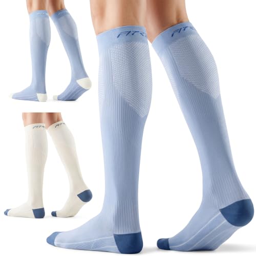 Image of FITRELL 3 Pairs Compression Socks for Women and Men 20-30mmHg-Circulation Support Socks
