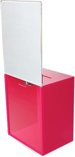 Miniatura 4 de Caja de donación alta premium para caridad con letrero Holde de 6.75 x 8.5