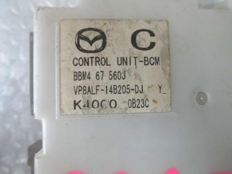 Body Control BCM at Fits 10-11 fits Mazda 3 BBM4 67 560J BBM467560J