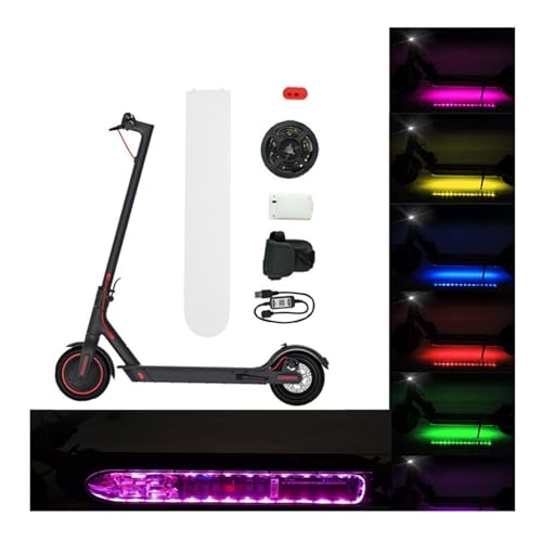 Przezroczysta dolna taśma LED UV kompatybilna z Xiaomi M365 1S skuter elektryczny bezpieczeństwo w nocy LED Light latarka nocna lampa bezpieczeństwa(M365 version)