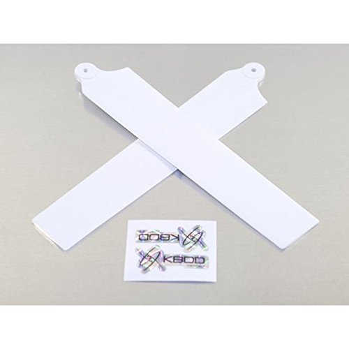 KBDD International Main Blades for MCPX Helicopter, Pure White (Extreme Edition)