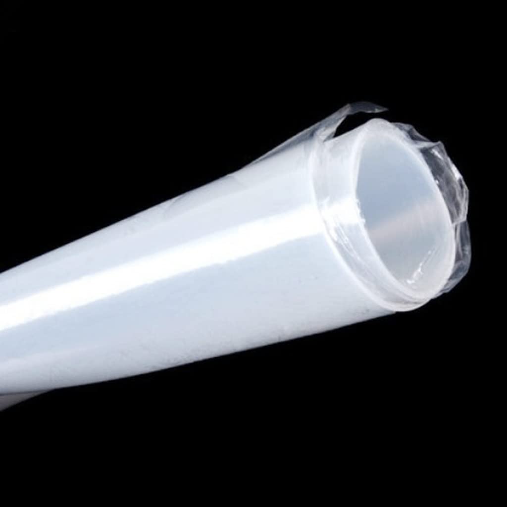 MOZTO 1 Stück Silikonmatten 500 Mm × 500 Mm, 0,1 Mm / 0,2 Mm / 0,3 Mm / 0,5 Mm / 0,8 Mm 1 Mm Hochwertige Silikonkautschukfolie, Transparenter Silikonfilmgummi (Color : White0.2mm)