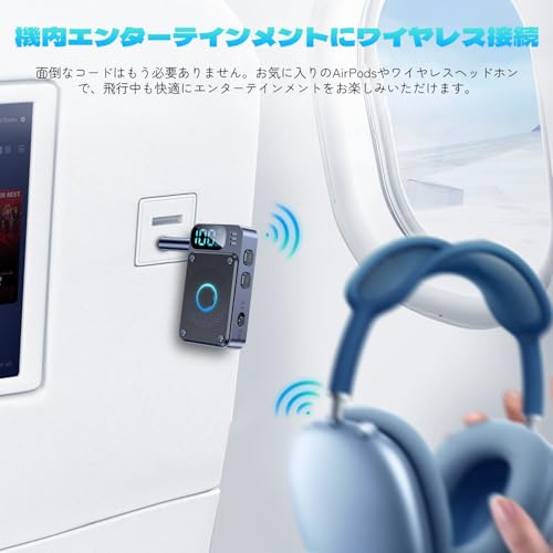 LEADZON Bluetooth5.4レシーバー&トランスミッター T46 の商品画像 4