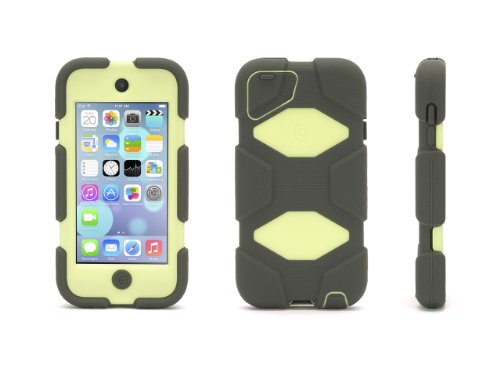 Griffin Survivor for iPod touch (5th gen.), olive/lime - Ridiculously over-engineered? Or the perfect case for your iPod touch no matter where you're head