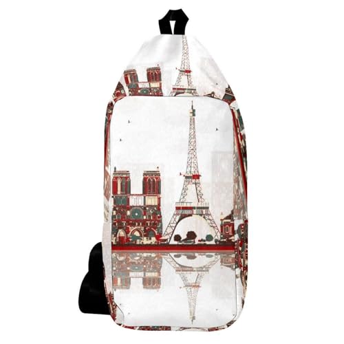 Sac à bandoulière léger Paris contre le mal de dos en voyage et randonnée