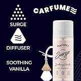 Carfume Classic Soothing Vanilla Car Air Freshener Twin Pack | Premium Sweet, Cream & Nutmeg Fragrance - White Diffuser & Surge Can Bundle - Luxury Unisex Car Accessory Gift - Image 4