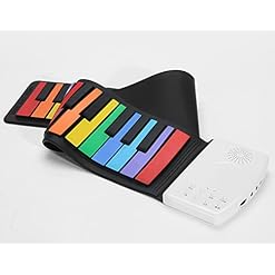 FEFCK 49-Key Roll Piano pour Bébé Et Enfants Matériau De Sécurité Doux Et Antidérapant pour Les Débutants Ou La Pratique De La Puissance des Doigts B - Les Beatles, Paul McCartney, John Lennon, RIngo Starr, George Harrison