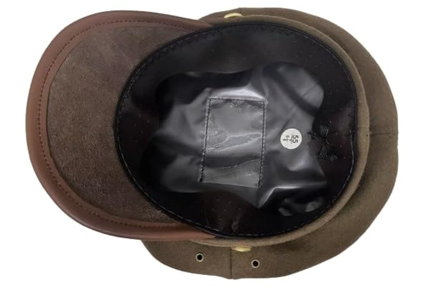 WW2 USAAF US Army Officers Uniform Visor Hat, Crusher Style