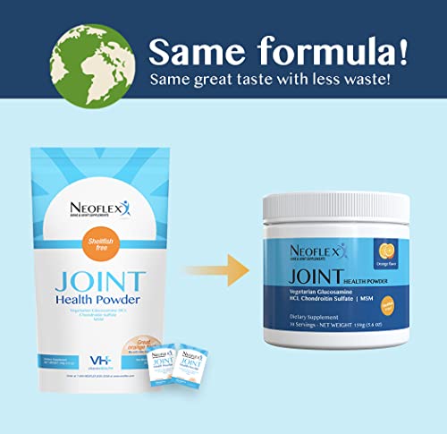 Neoflex-Bone-Joint-Health-Powder-Supplement-MSM-Glucosamine-Chondroitin-Triple-Strength-Formula-30-Scoops-Canister