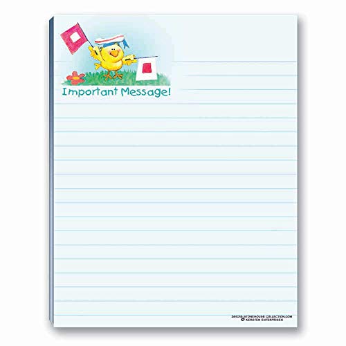 Cute Notepads - 4 Assorted Pads - Sweet, Feel Good Notepads - Great Gift Idea, 50 Sheets Each #TOP3