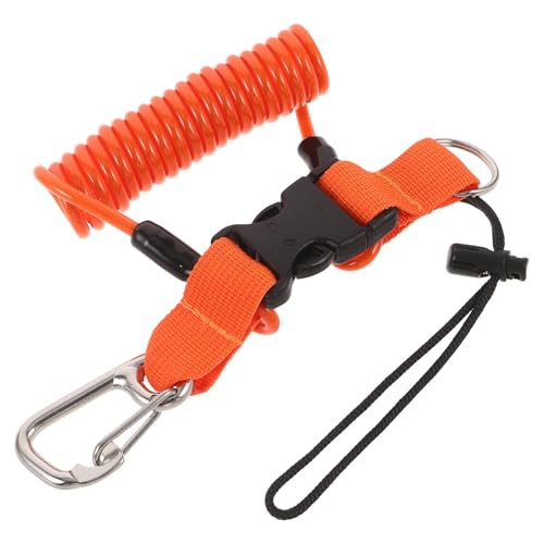 Accesorios de buceo anticaída Hemobllo con correa espiral elástica para linterna