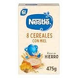 Nestlé Nestle Papilla 8 Cereales con Miel, 475 g
