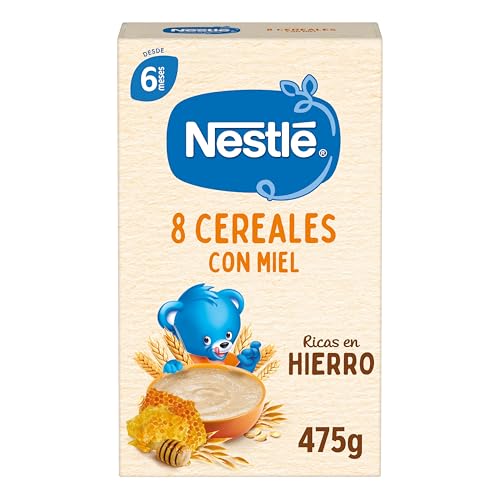 Nestlé Nestle Papilla 8 Cereales con Miel, 475 g