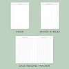 Verveorig Book Reading Journal with 60 Reviews, Reading Accessories & Bookish Gifts for Books Lovers & Readers Women, Hardcover Book Tracker Reading Log Journal, 5.7" x 8.3", Flowers #2