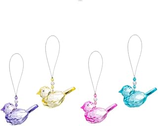 Ganz Colorful Butterfly Chain Ornaments, Pack of 12, Acrylic, Iron, 3 Width, 10 Length, Multicolor