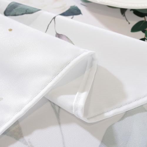 SASTYBALE Eucalyptus Floral Tablecloth 60x84 Inch Rectangle by SASTYBALE - Used condition - Image 4
