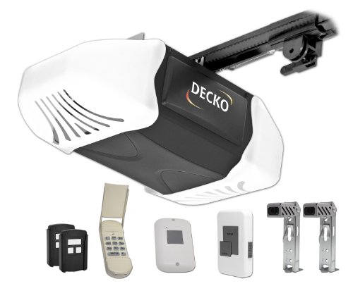 Review Decko 24503 3/4 Horse Power Heavy Duty Quiet Belt Drive Garage Door Opener with 3 Function Lo...