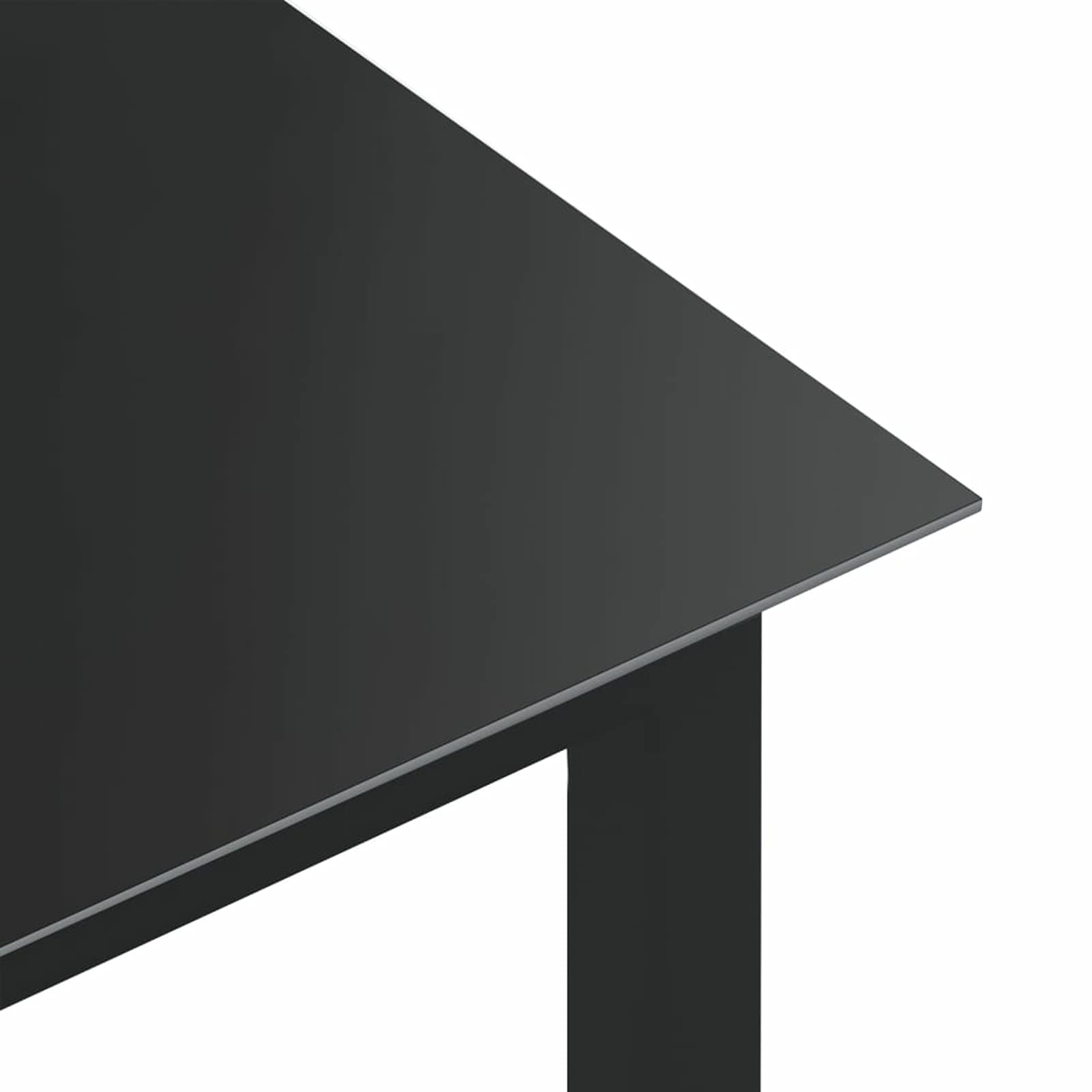 Juego de Comedor de jardín 5 Piezas Conjunto Mesa y sillas Jardin Muebles Jardin Exterior Garden Furniture Set de Comedor de jardín Aluminio Gris Antracita