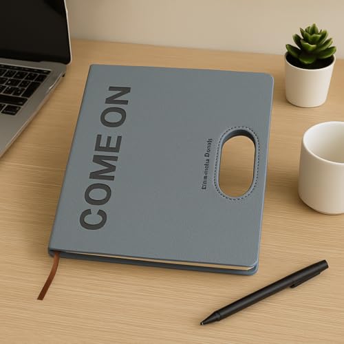 Image of A5 Journal Notebook Diary for Men Women | Office Journal Diary Notebook with Handle (200 Ruled Pages, 6 x 8.5 Inches, 80 GSM) (Handle Diary)