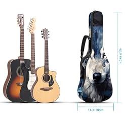 JRHEJTFZ Housse pour guitare acoustique de 1,9 cm d’épaisseur – Imperméable – Durable et élégante – Motif loup de dessin animé, Multicolore 5., 42.9×16.9×4.7 in, Motif imprimé tendance - Les Beatles, Paul McCartney, John Lennon, RIngo Starr, George Harrison JRHEJTFZ Housse pour guitare acoustique de 1,9 cm d'épaisseur - Imperméable - Durable et élégante - Motif loup de dessin animé, Multicolore 5., 42.9x16.9x4.7 in, Motif imprimé tendance – Image 5