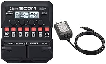Zoom G1 Four Multi-Effector for Zoom Guitar Genuine AC Adapter Included