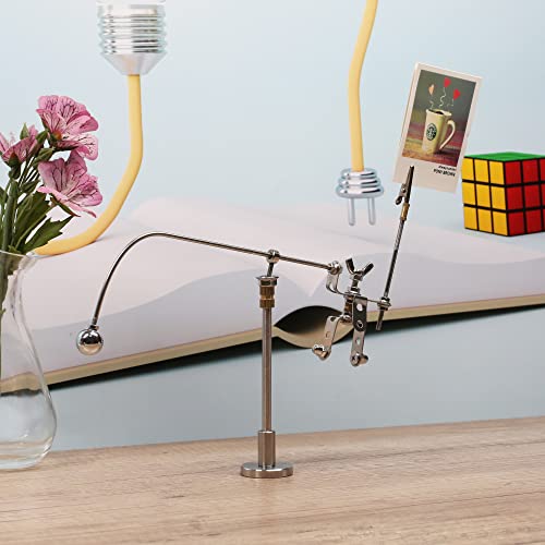 Sunnytech Steel Balance Robot with Memo Clip Kinetic Art Balance Toy Balancing Decompressive Home Offic Decor Desk Decor Science Psychology Toy WJ078