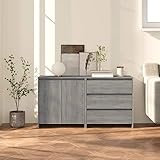 tavolo a buffet armadio laterale in legno armadio dispensa tavolo da consolle vintage in legno for decorazione dell'ingresso robusto facile da pulire credenze e buffet con stoccaggio ( color : grigio