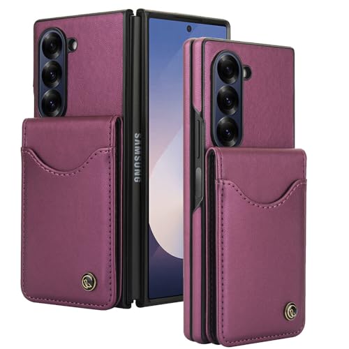 Étui Samsung Galaxy Z Fold 5 violet contre les rayures et le piratage RFID