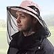Imkerhut,Mückenschutz Kleidung,Moskitonetz Kopf,Head Net Face Mesh Head Cover,Mosquito Kopf-Kescher Gesichts (4)