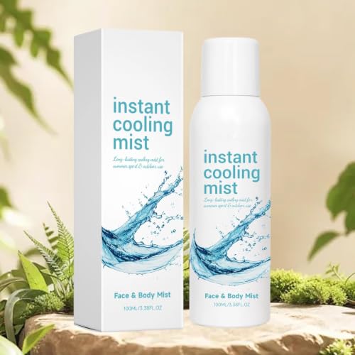 Spray de niebla de refrigeración de 60 ml portátil para refrescar el cuerpo 2