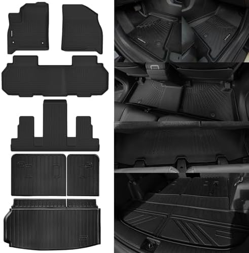KUST Trunk Cargo Mat For Chevy Traverse 2018-2023 (7 Seats), 2nd & 3rd Row Seat Back - View #2