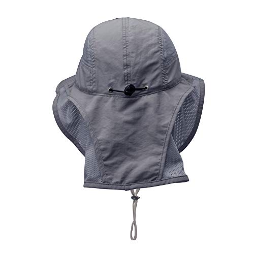 Gorro unisex para actividades al aire libre con protección UV y solapa en el cuello miniatura 4