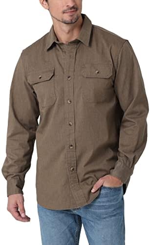 Wrangler Authentics Men's Long Sleeve Classic Woven Shirt