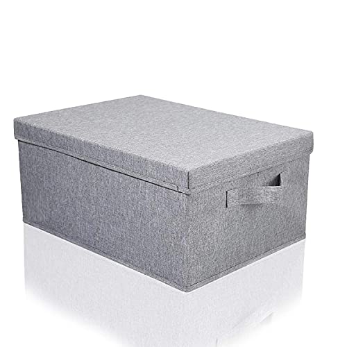 See full amazon price history chart for DR Mall Storage Bin Box with Lid Cover & Handle Room Organizer for Clothes, Living Room Bedroom Nursery Closet Office & Other Supplies Large (Pack of 1, Grey, Rectangular, Polyester, Linen, Fabric) DR Mall Storage Bin Box with Lid Cover & Handle Room Organizer for Clothes, Living Room Bedroom Nursery Closet Office & Other Supplies Large (Pack of 1, Grey, Rectangular, Polyester, Linen, Fabric) (B09B1263NC) Amazon Price History, Amazon Price Tracker
